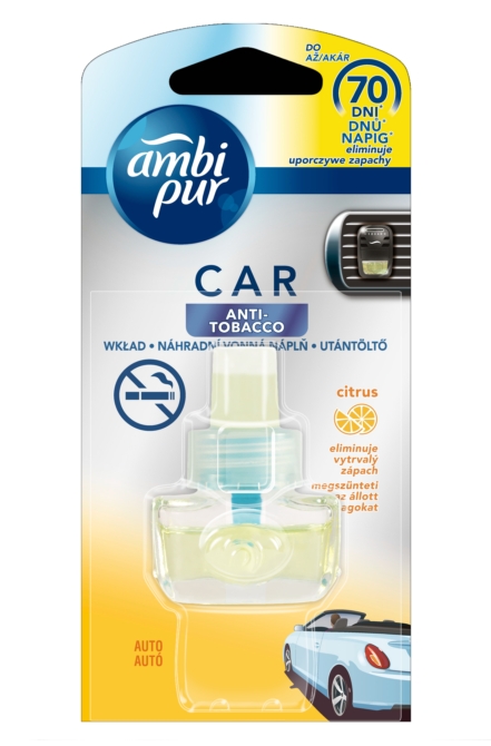 Ambi Pur Car3 illatosító utántöltő 7ml Anti Tobacco